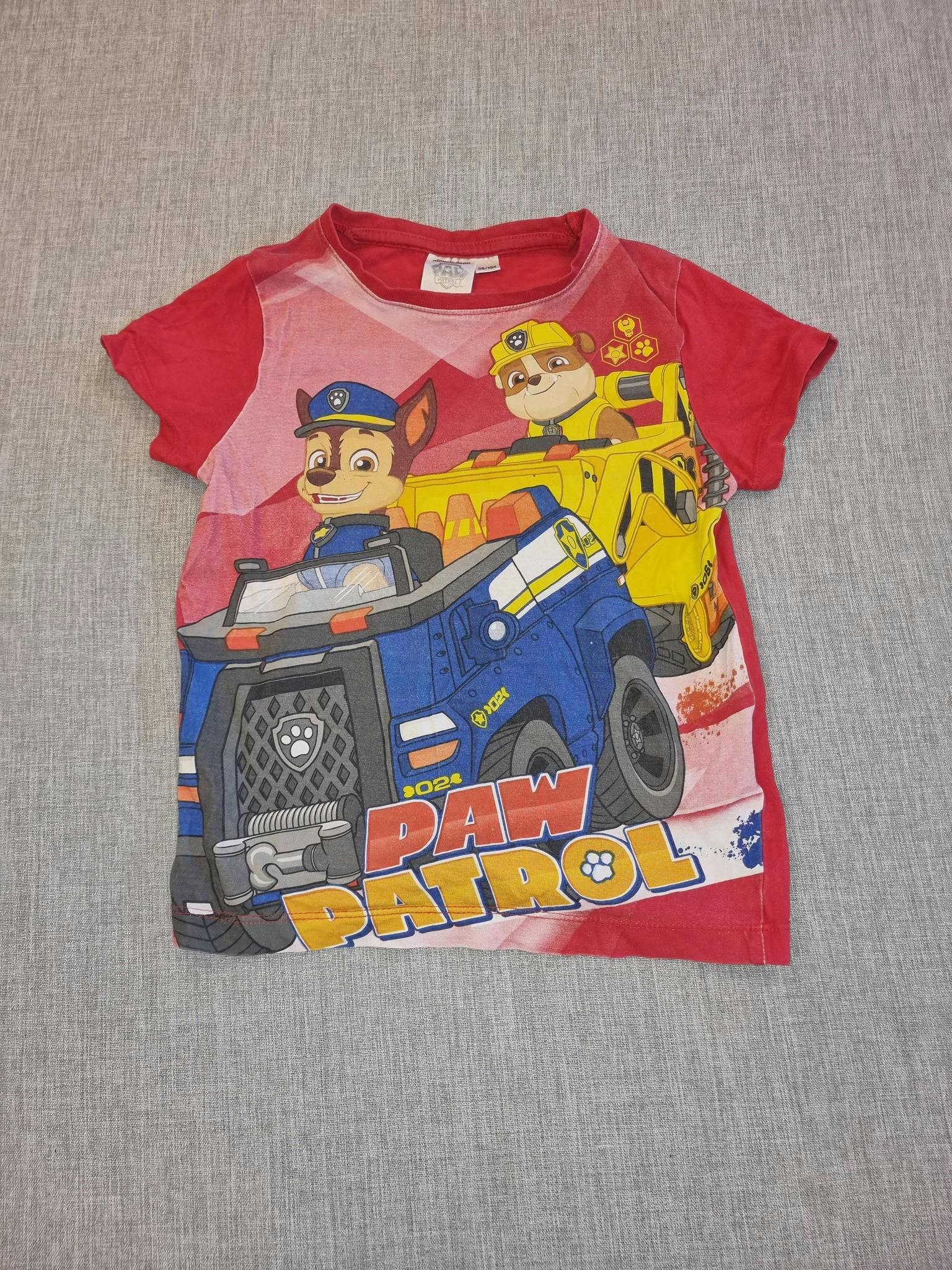 Paw patrol t-skjorte str 98-104 - Om igjen