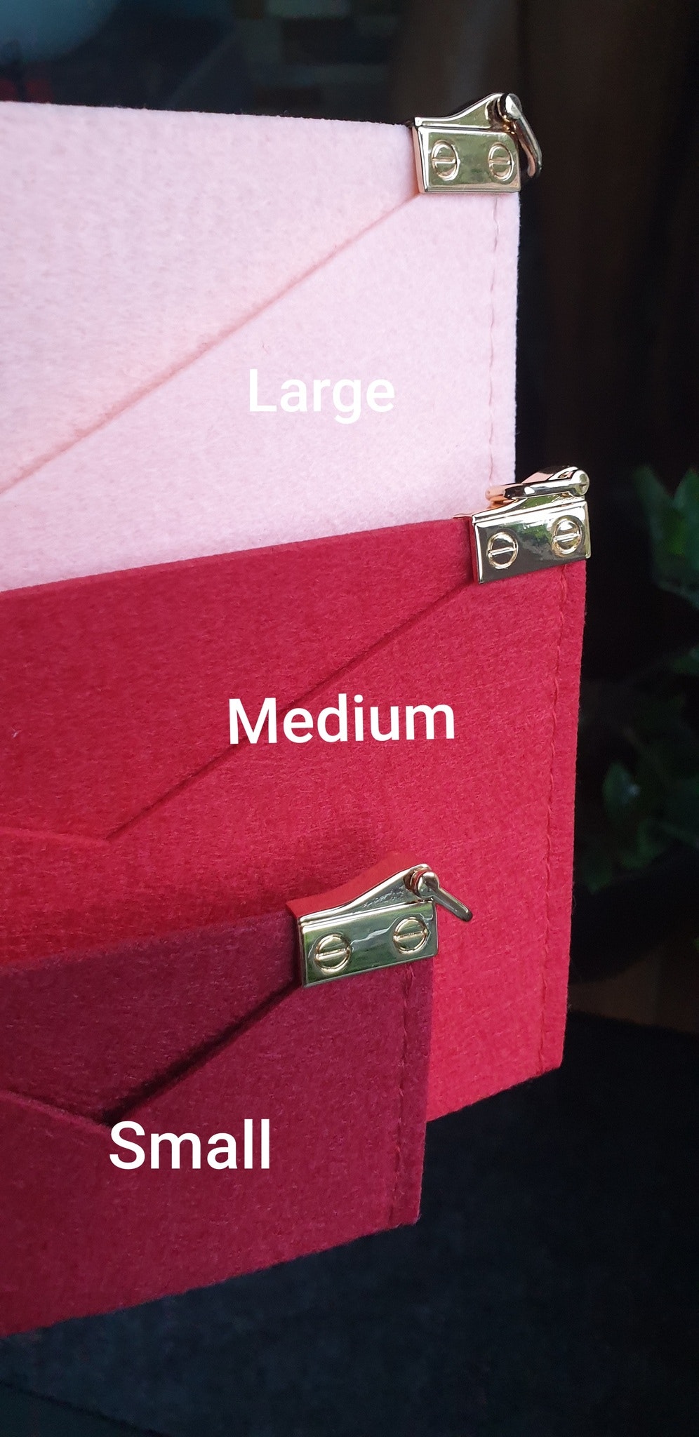 Kirigami Pochette Envelope Bag Organizer Insert Set L V -  Israel