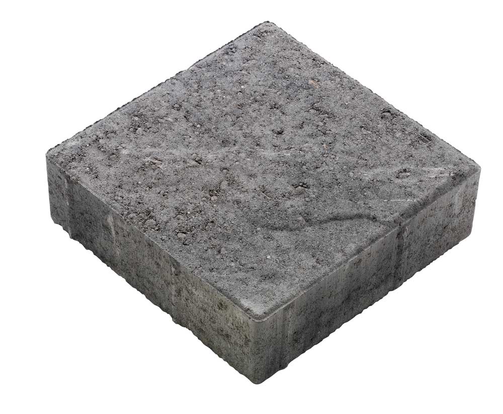 Relieff belegningsstein | Gråmix | 20 x 20 x 6 cm, Kvadrat XL