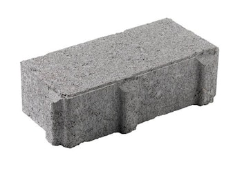 Arena Dren (åpning 8,1%) belegningsstein | Grå | 20 x 10 x 6 cm, Helstein