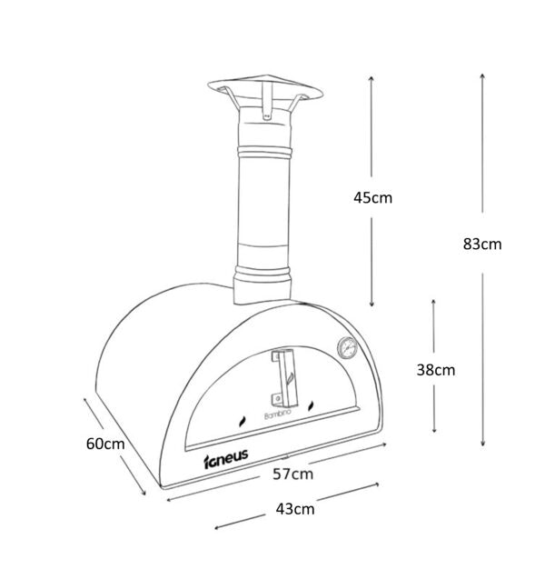 Pizzaovn Igneus Bambino