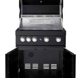 Black Collection - Frittstående gassgrill med 4 effektive brennere og infravarme