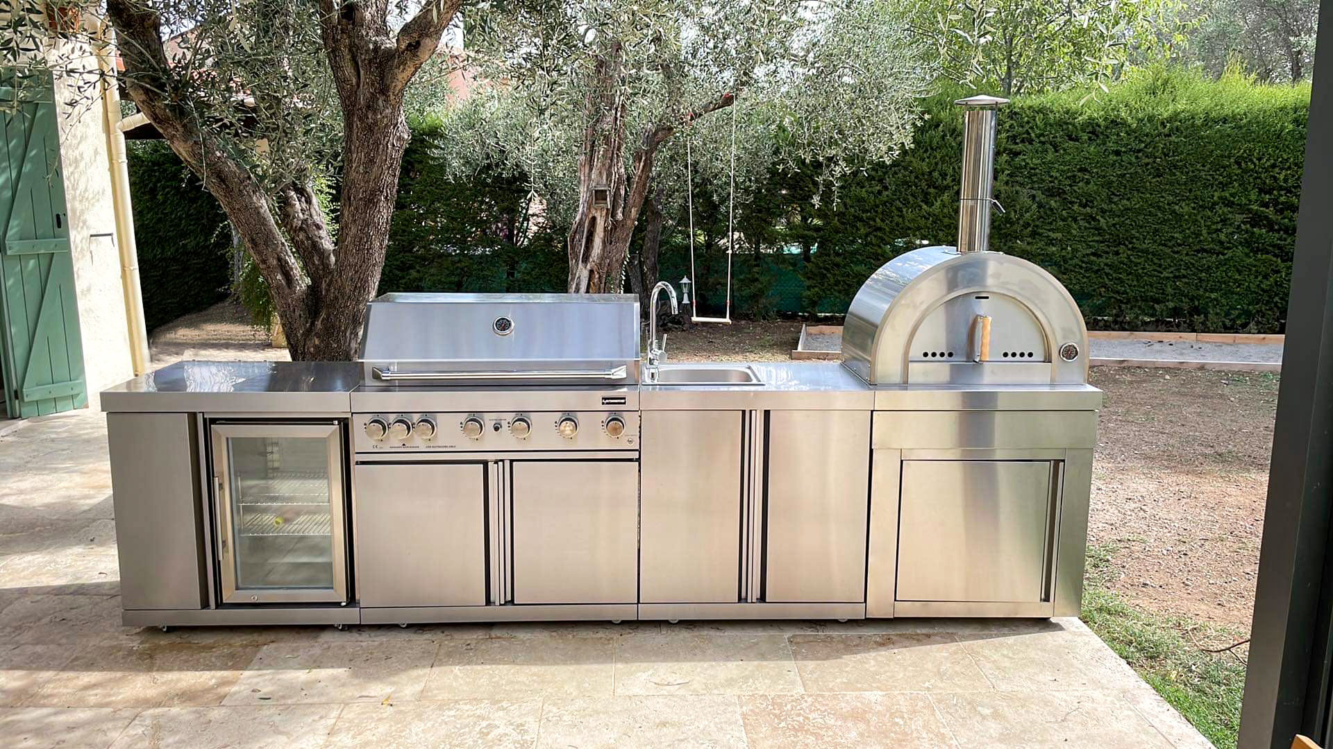 Stainless Collection - Modul vedfyrt pizzaovn - Naples