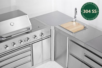 Stainless Collection - Hjørnemodul 90°