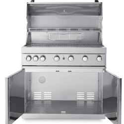 Stainless Collection - Frittstående gassgrill med 6 brennere og infravarme