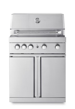 Stainless Collection - Frittstående gassgrill med 4 effektive brennere og infravarme