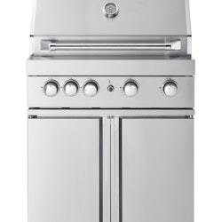 Stainless Collection - Frittstående gassgrill med 4 effektive brennere og infravarme