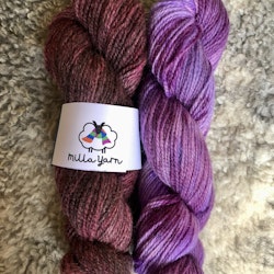 Garnpaket - Dirty Pink  & Lavendel 100 g