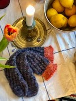 Millas tjocka Spiral Sockor - stickmönster
