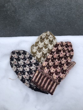 Lille Katt Mittens - ENGLISH knitting pattern
