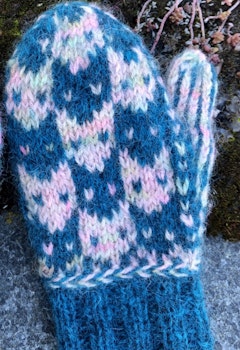Lille Katt Child Mittens - ENGLISH knitting pattern