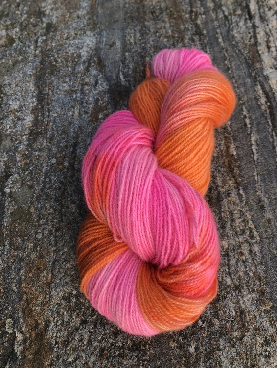 Milla Rauma Gammelserie - Orange & Pink 100 g