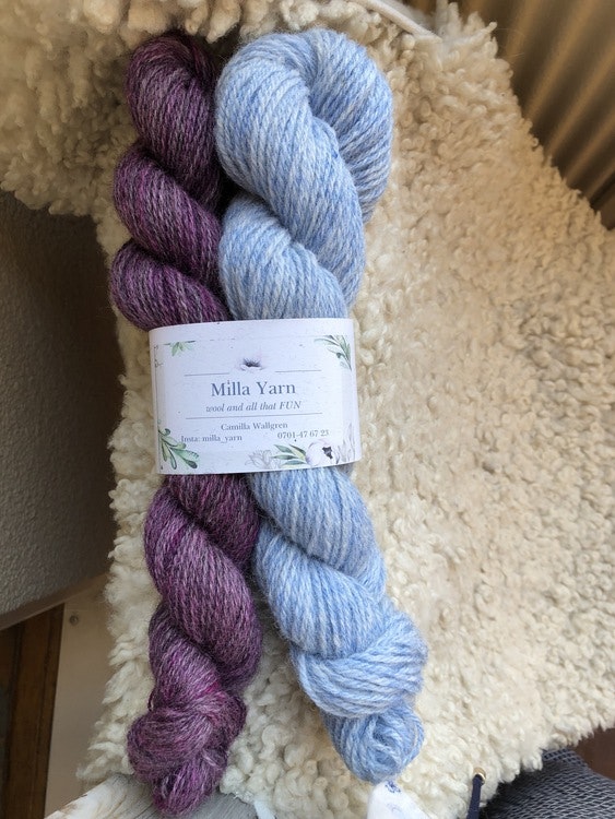 Milla Gray Pink -  Vanten Vinterfröjd 100 g