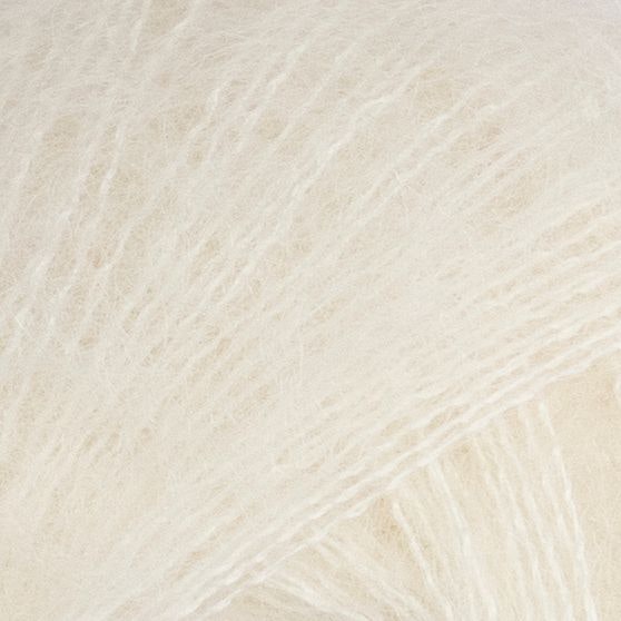 Fin Mohair Silke - Natural White