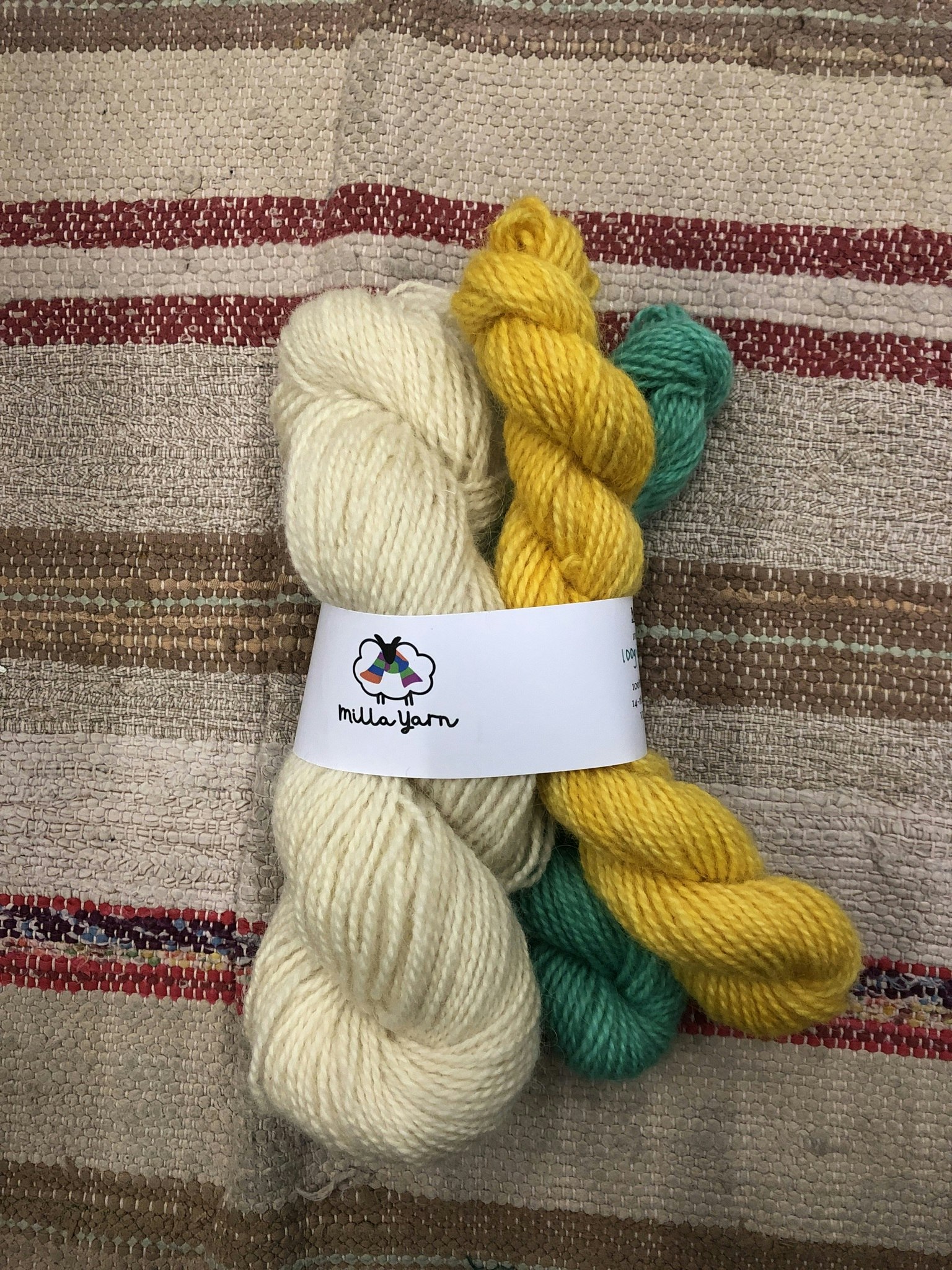 Milla Vandre - Vit, Solsken & Pale Jade 150 g