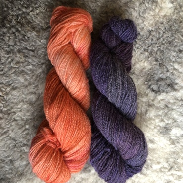 Vanten Lille Katt -  Falun & Lavendel & 100 g