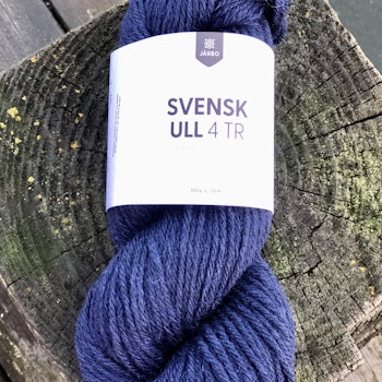 Järbo Svensk ull 4 tr - Bergslagen Dark 100 g