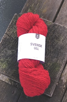 Järbo Svensk ull 3 tr - Falu Red 100 g