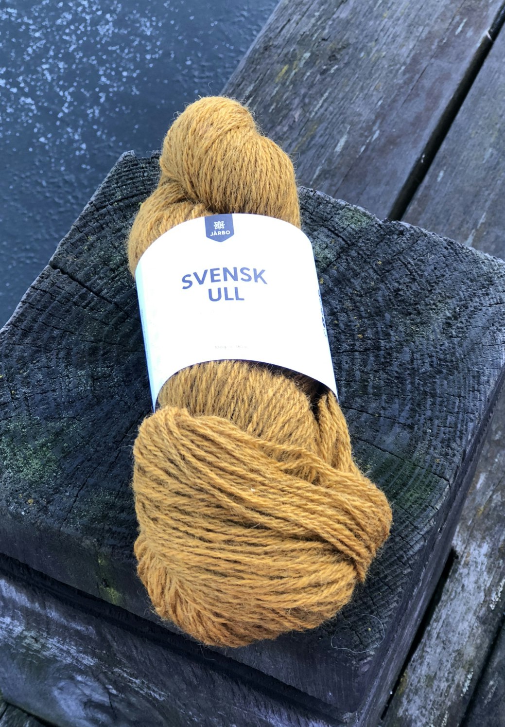 Järbo Svensk ull 3 tr - Buttercup Yellow 100 g