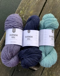 Järbo Svensk ull 3 tr - Bergslagen Dark 100 g