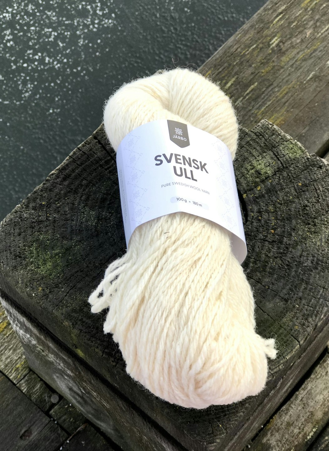 Järbo Svensk ull 3 tr - Arctic Fox 100 g