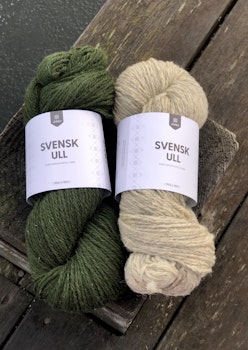 Järbo Svensk ull 3 tr - Pine Tree Green 100 g