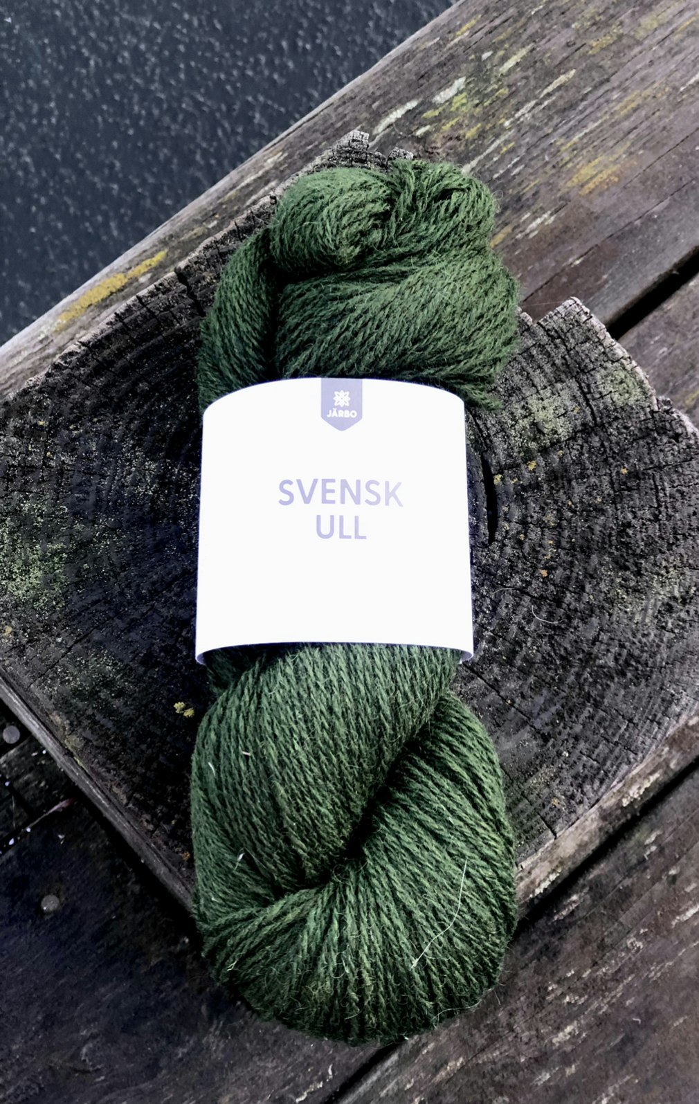 Järbo Svensk ull 3 tr - Pine Tree Green 100 g