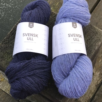 Järbo Svensk ull 3 tr - Dala Blue 100 g