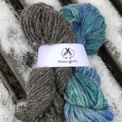 Milla Vams - Grå & Cloudy Summer Sky 2x50 g