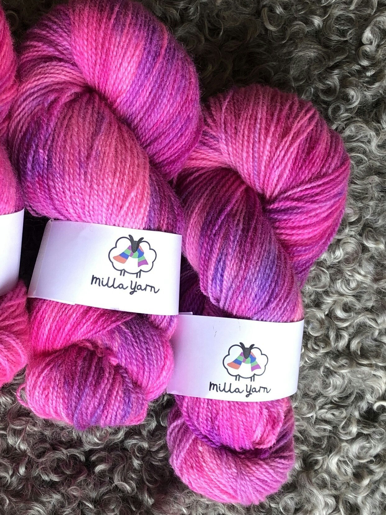 Milla Rauma Finull - Pink Explosion 100 g