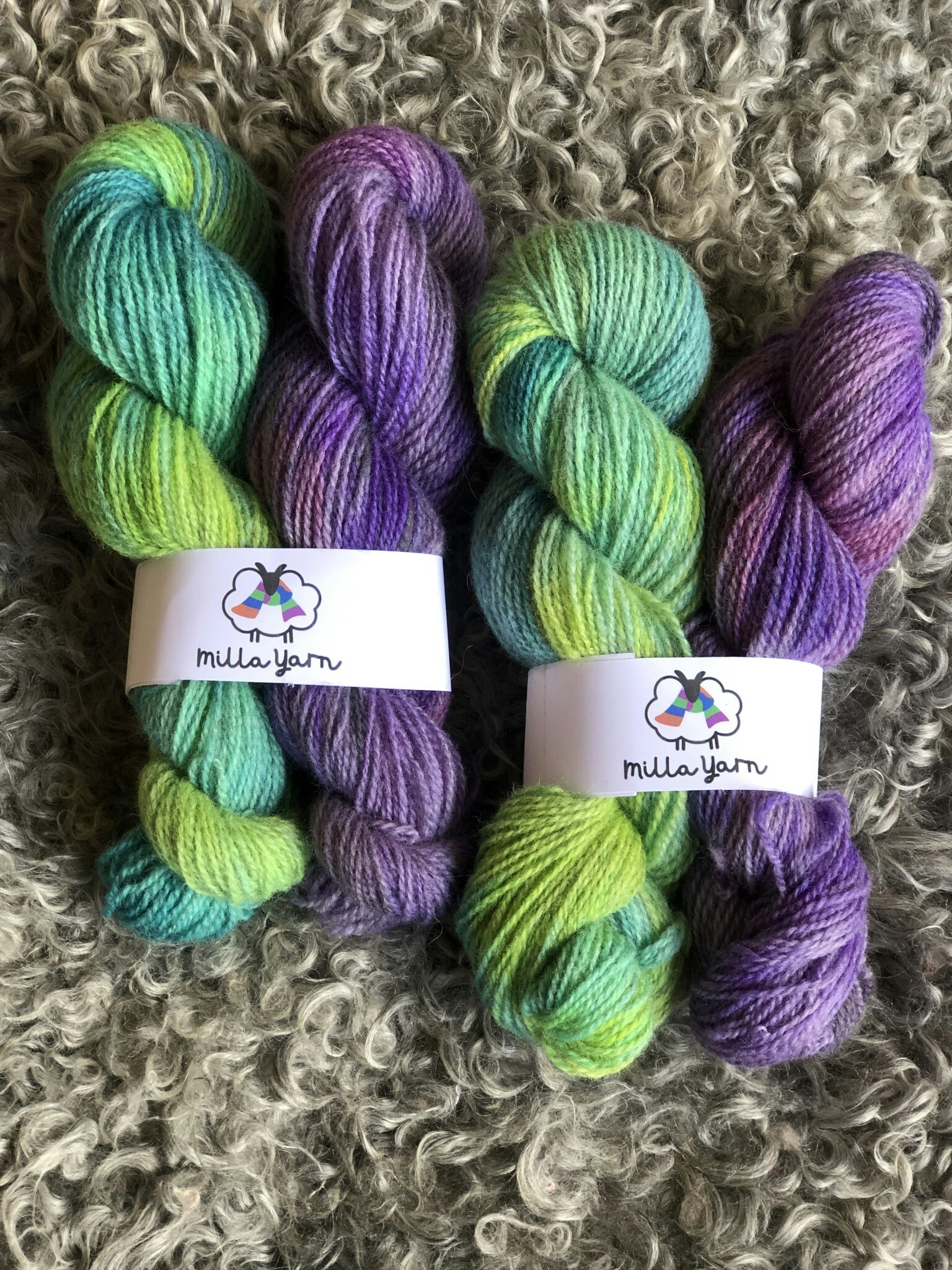 Garnpaket - Spring Kisses & Lavender 100 g