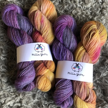 Garnpaket - Lavender & Dusty Roses 100 g