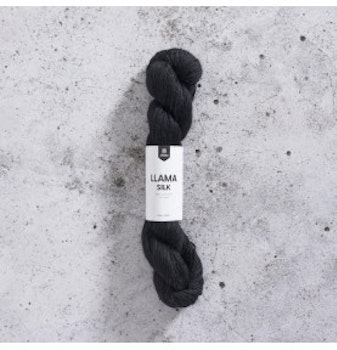 Llama Silk - svart 50 g