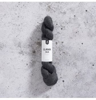 Llama Silk - grafit grå 50 g