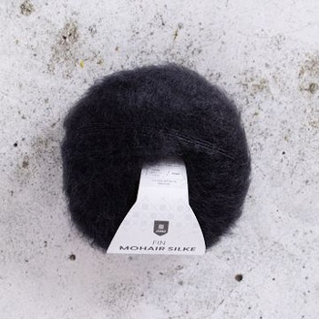 Fin Mohair Silke - Black Raven