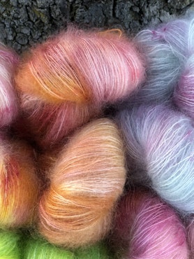 Milla Silk/Mohair - Ljusa Höstlöv 50 g