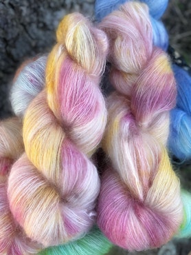 Milla Silk/Mohair - Dusty Roses 50 g
