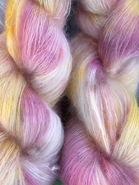 Milla Silk/Mohair - Dusty Roses 50 g