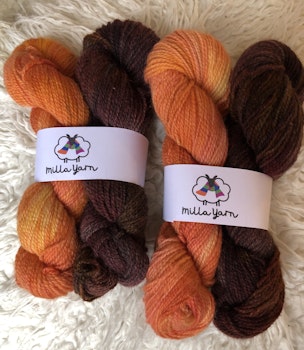 Vanten Lille Katt - garn och mönster Kanel & Falun 100 g