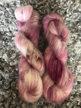 Milla Silk/Mohair - Körsbärsglass 50 g