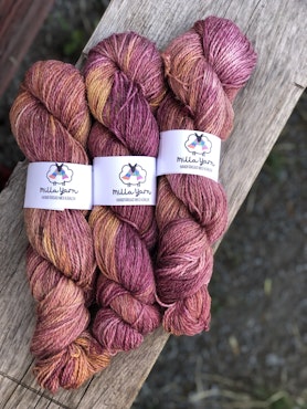 Milla Alpacka/Linne/Silke - Rabarber 100 g