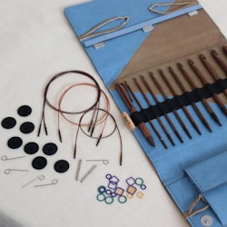 KnitPro Ginger - Set med Tunisiska virknålar 11 st