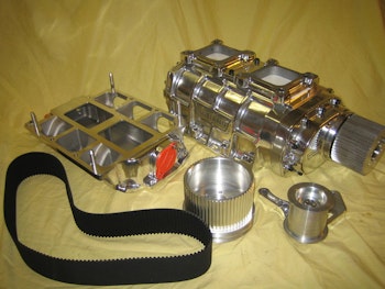 Weiand, 6-71 kompressorkit, polerad, Chevrolet Smallblock