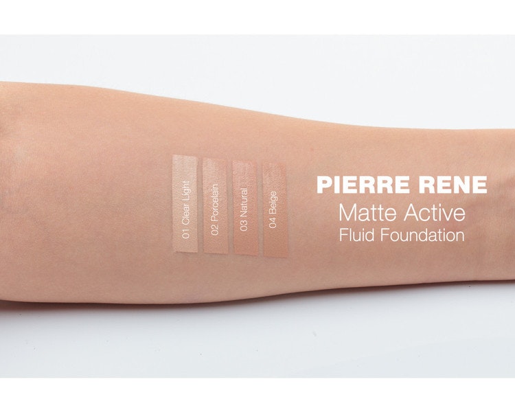 Pierre René Foundation Matte Active Fluid Foundation