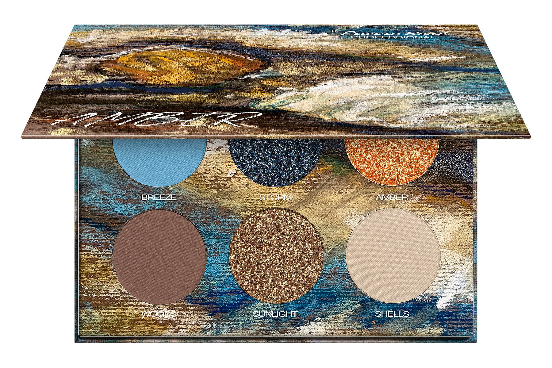 Pierre René Eyeshadow Palette Limited Edition Amber