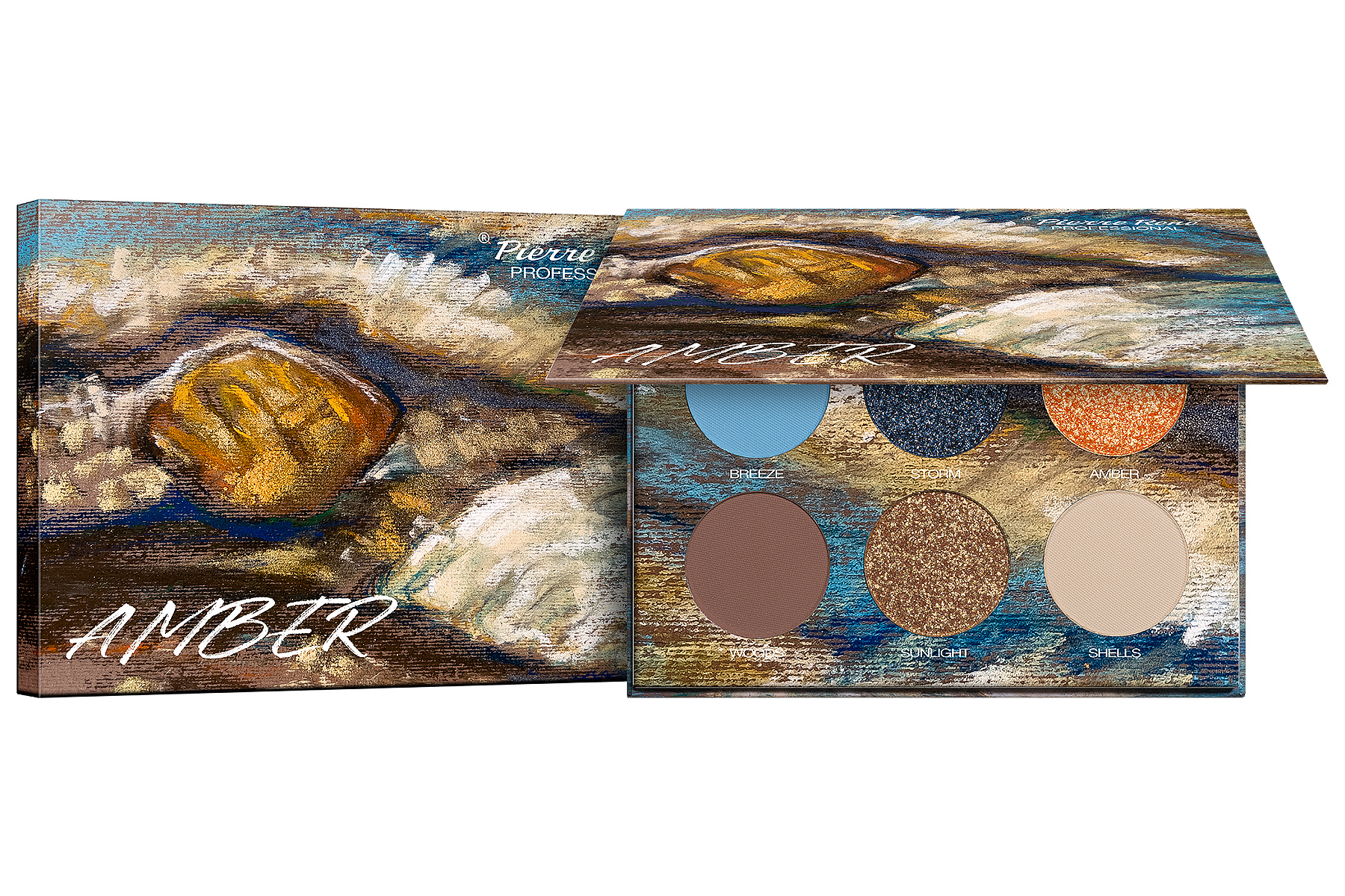 Pierre René Eyeshadow Palette Limited Edition Amber