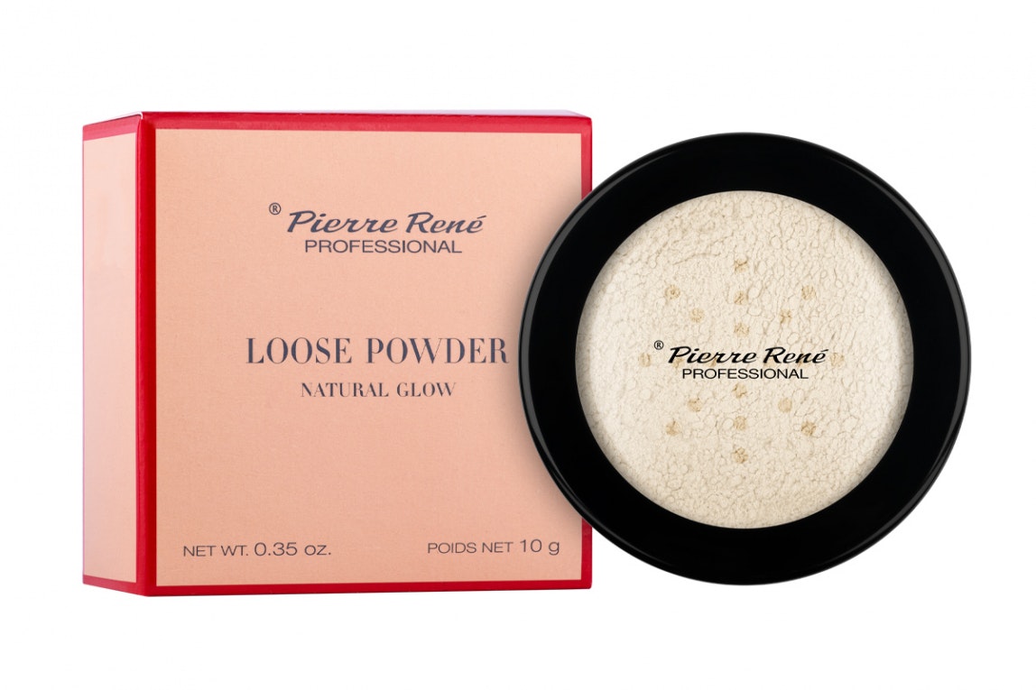 Pierre René Powder Loose Powder 01 Natural Glow Natural Beige