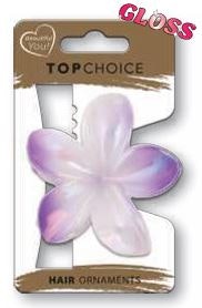 Top Choice Hårklämma Hawaiian Flower 8cm 20155