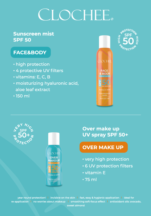 Clochee Sunscreen Mist SPF50