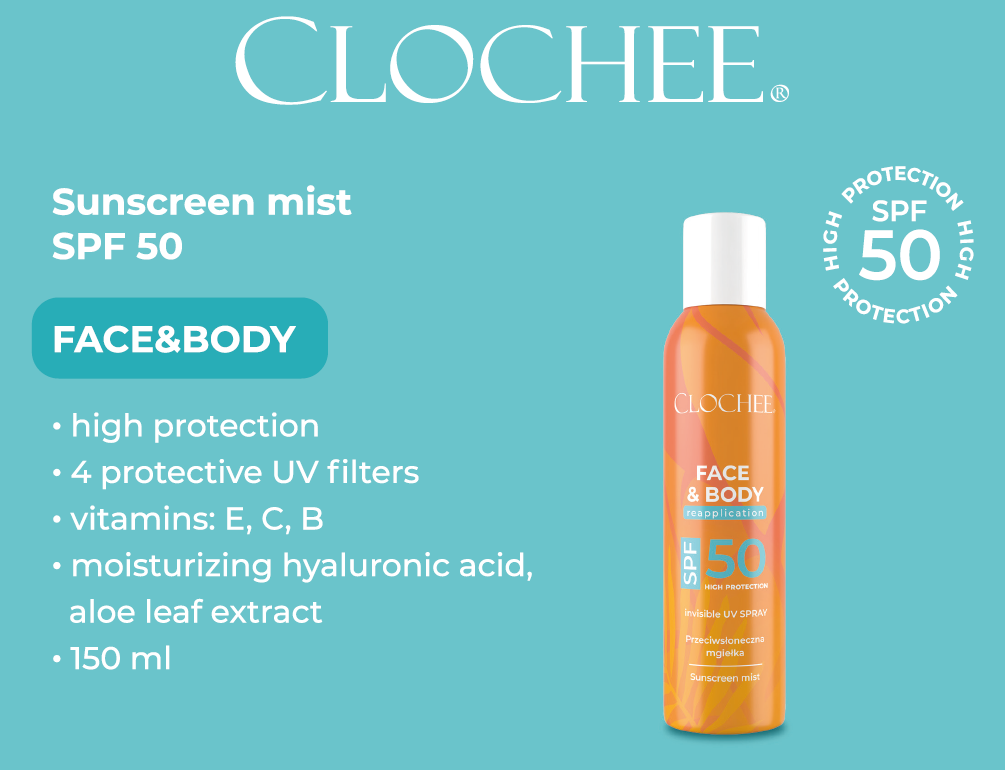 Clochee Sunscreen Mist SPF50